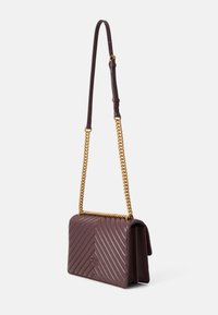 Pinko LOVE ONE CLASSIC - Borsa a tracolla - amaro/antique gold-coloured