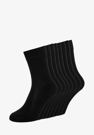 UNISEX ESSENTIAL 8 PACK - Chaussettes - black