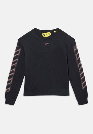 OFF-WHITE, TEENS OFF DIAG ARROW CREW UNISEX - Пуловер - black