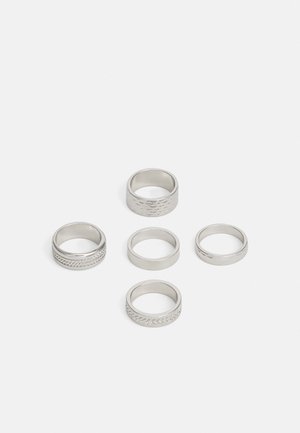 5 PACK - Sõrmus - silver-coloured