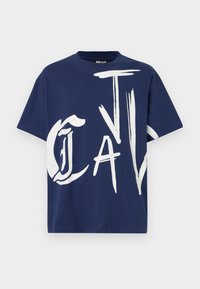 O MAXI SIDE LOGO - Tricou cu imprimeu - medieval blue