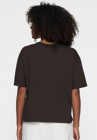 10DAYS Camiseta estampada - chocolate