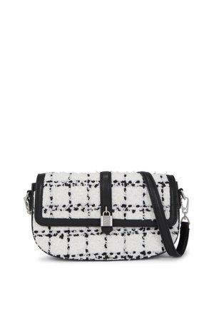K/AUTOGRAPH PADLOCK  - Käsilaukku - white/black