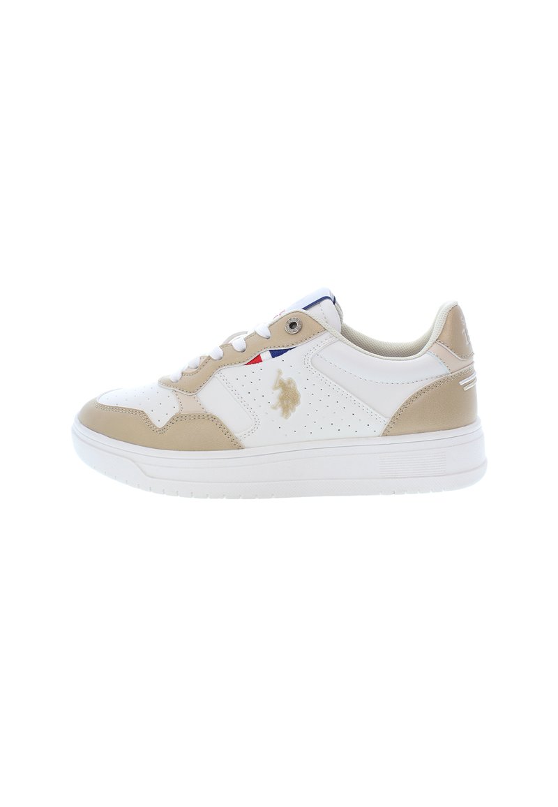 U.S. Polo Assn. Sneakers laag crème U.S. Polo Assn. Sneakers laag crème
