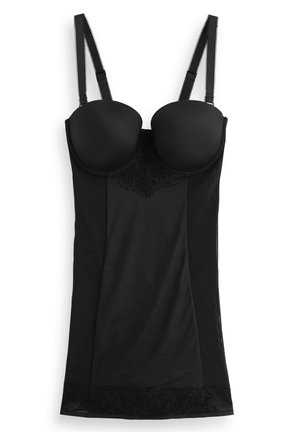 Next, DD+ FIRM TUMMY CONTROL LIGHTLY PADDED LACE SLIP - Shapewear - black