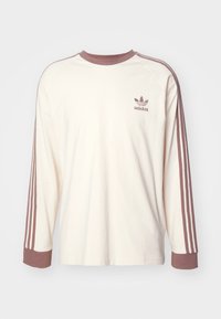 STRIPES - T-shirt à manches longues - trace brown