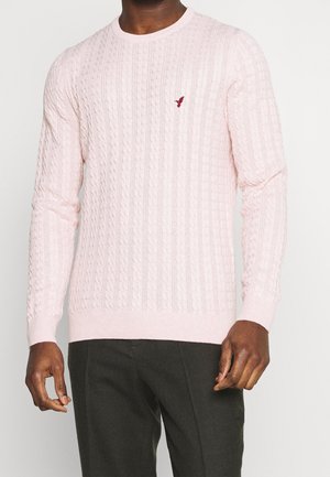 Jersey de punto - mottled light pink