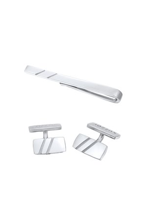 JEWELRY SET CLASSIC - Cufflinks - silberfarben