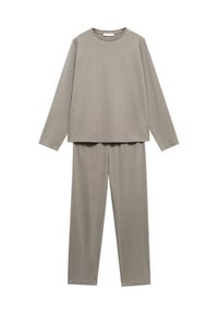 Mango DOS PIEZAS LISO SET - Pyjama - brown/marron - ZALANDO.FR