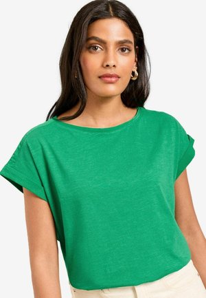 CREW NECK - Apdrukāts T-krekls - bright green