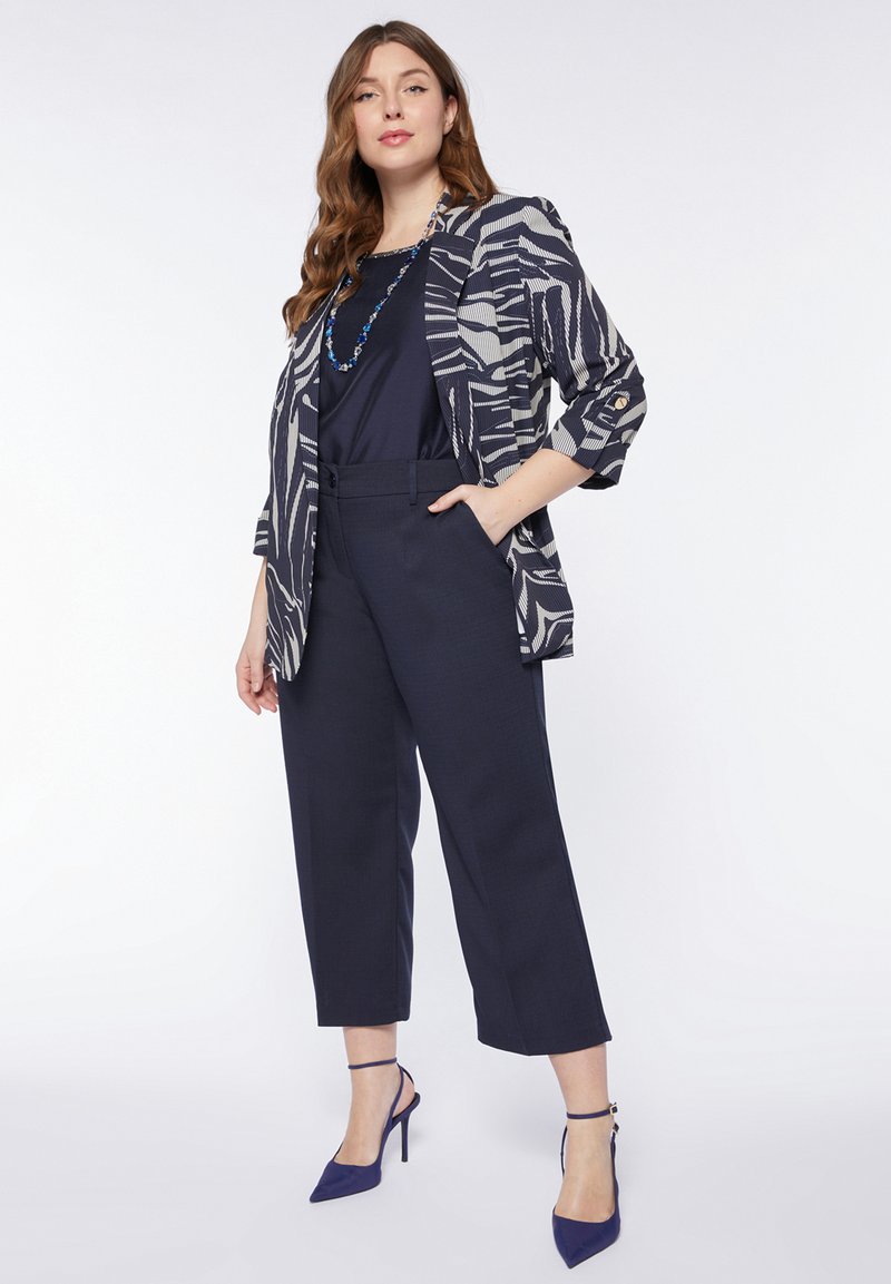 Pantaloni Eleganti Pantaloni Navigare Taglie Forti Tailleur Donna