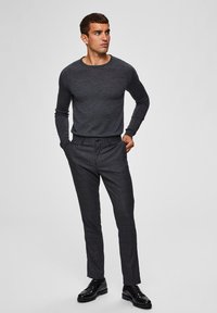 Selected Homme SLHTOWER Maglione medium gray melange/grigio