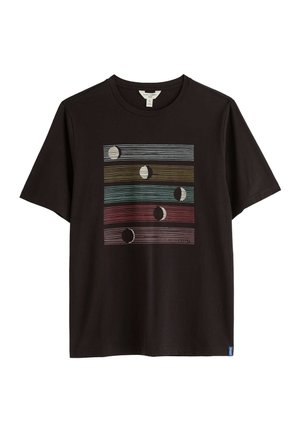 Seasalt Cornwall, SEASALT CORNWALL MIDWATCH T-SHIRT - T-shirt imprimé - black - moon phases onyx