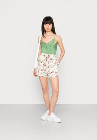Soaked in Luxury CLARA SINGLET - Top - stone green