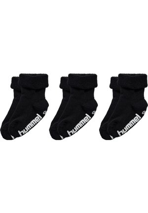 NON SLIP 3-PACK  - Strumpor - black