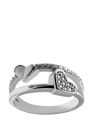 Ring - silber weiß farben