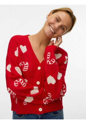 VMCANDYHEARTS  - Kardigan - chinese red