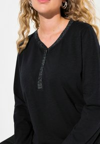 Ulla Popken TEE - Pitkähihainen paita - black