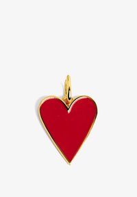 Seleccionado, oro con rojo esmaltado