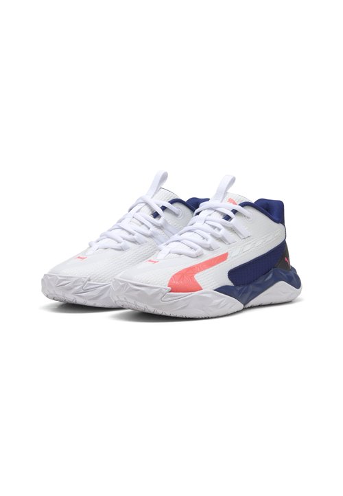 PUMA DAGGER 2 MID BASKETBALLSCHUHE UNISEX - Basketball shoes - white-pink alert-elektro blue — foto 2