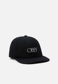 Obey Clothing - HEDGES 6 PANEL STRAPBACK UNISEX - Pet - black Miniatuurafbeelding 1