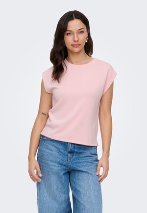 ONLY ONLMAYA S/L BOXY TOP SWT - T-shirt basique - rosy touch