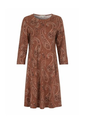 Cellbes of Sweden, JERSEY DRESS WITH POCKETS - Jerseykleid - rust paisley