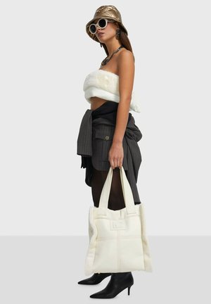 LOLA CASADEMUNT, Bolso shopping - off white