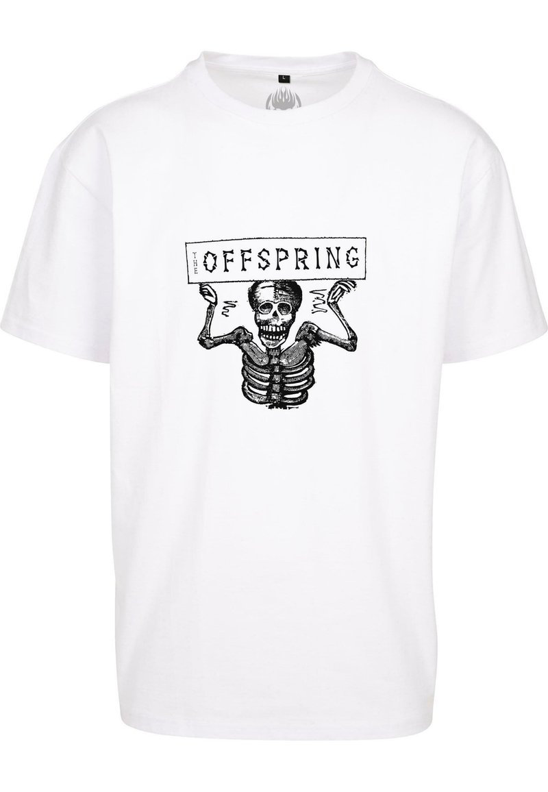 The Offspring Langarmshirt - Offizielles White Skull Logo
