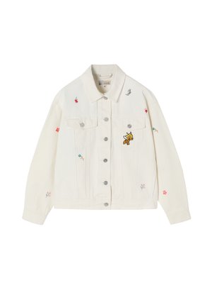 TATUUM HALA - Denim jacket - off white