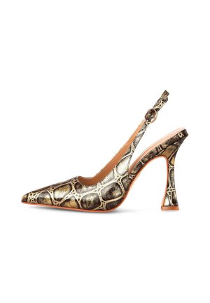 Zapatos altos - bronze