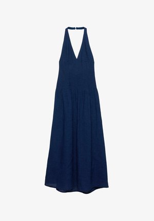 PULL&BEAR, HALTER NECK LONG - DRESS - Robe en jersey - dark blue