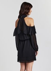 Calliope CORTO FRILL - Freizeitkleid - ultrablack