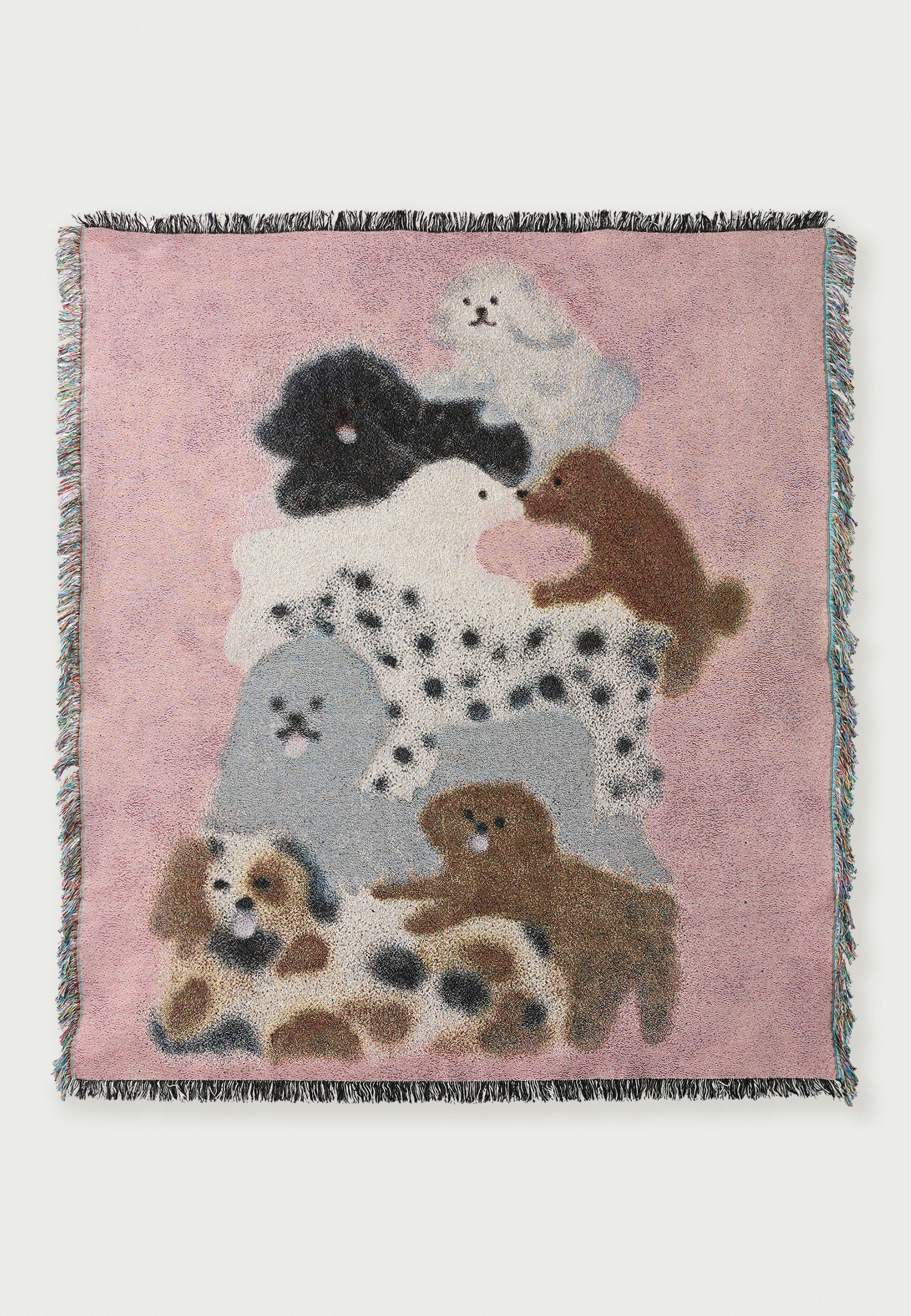 布団・毛布 carne bollente Woof & Wild ALLOVER Carne Bollente WOOF AND WILD - Bedsprei - multi-coloured