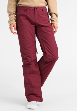 Pantalons de snowboard - dark red