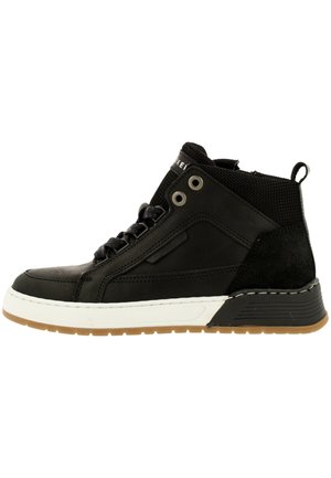 High-top trainers - black