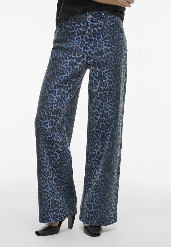 LEOPRINT - Jeans Straight Leg - regatta