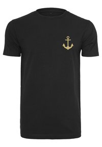 CAPTAIN  - Trükipildiga T-särk - black