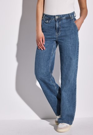 WIDE  - Straight leg jeans - blau