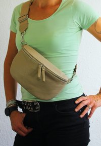 DrachenLeder TOSCANTO - Heuptas - taupe beige mehrfarbig