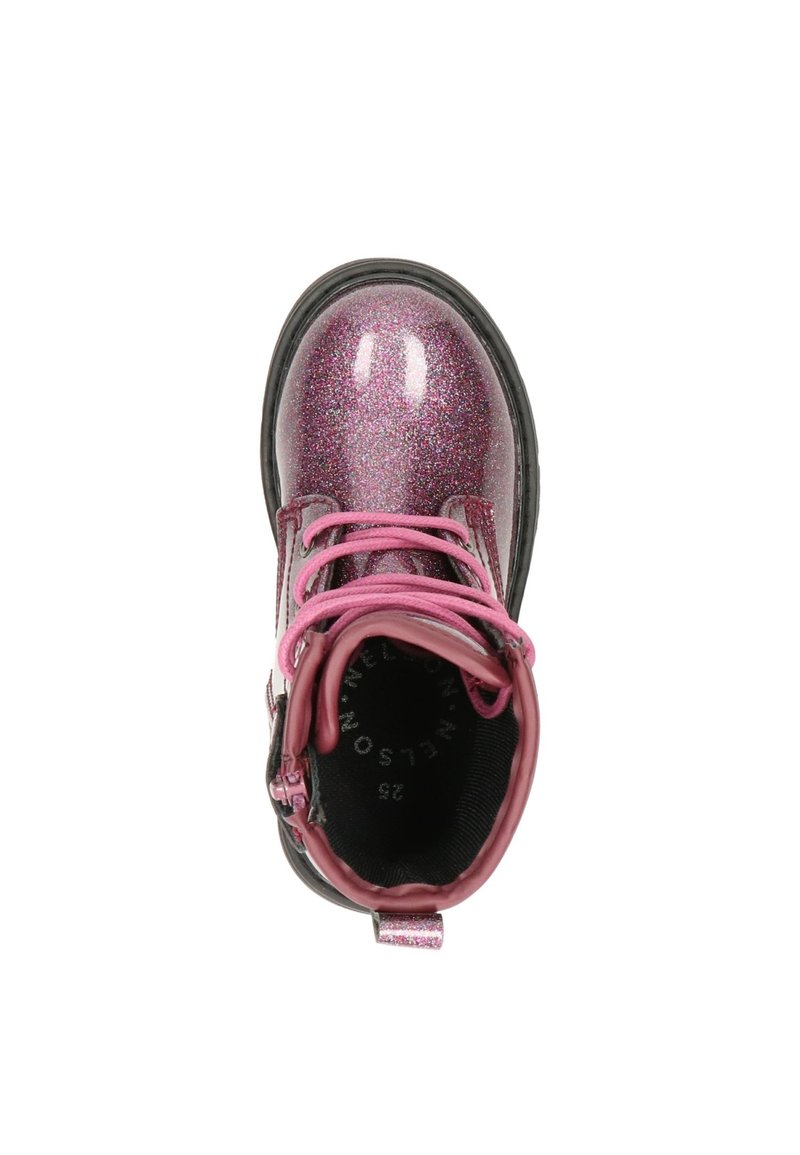 Kinder Booties | Nelson Kids Schnürstiefelette roze/pink - TO74275 Kinder Booties | Nelson Kids Schnürstiefelette roze/pink - TO74275