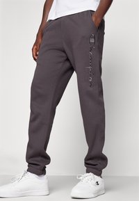Champion ICONS TONAL CUFF LARGE LOGO - Træningsbukser - anthracite