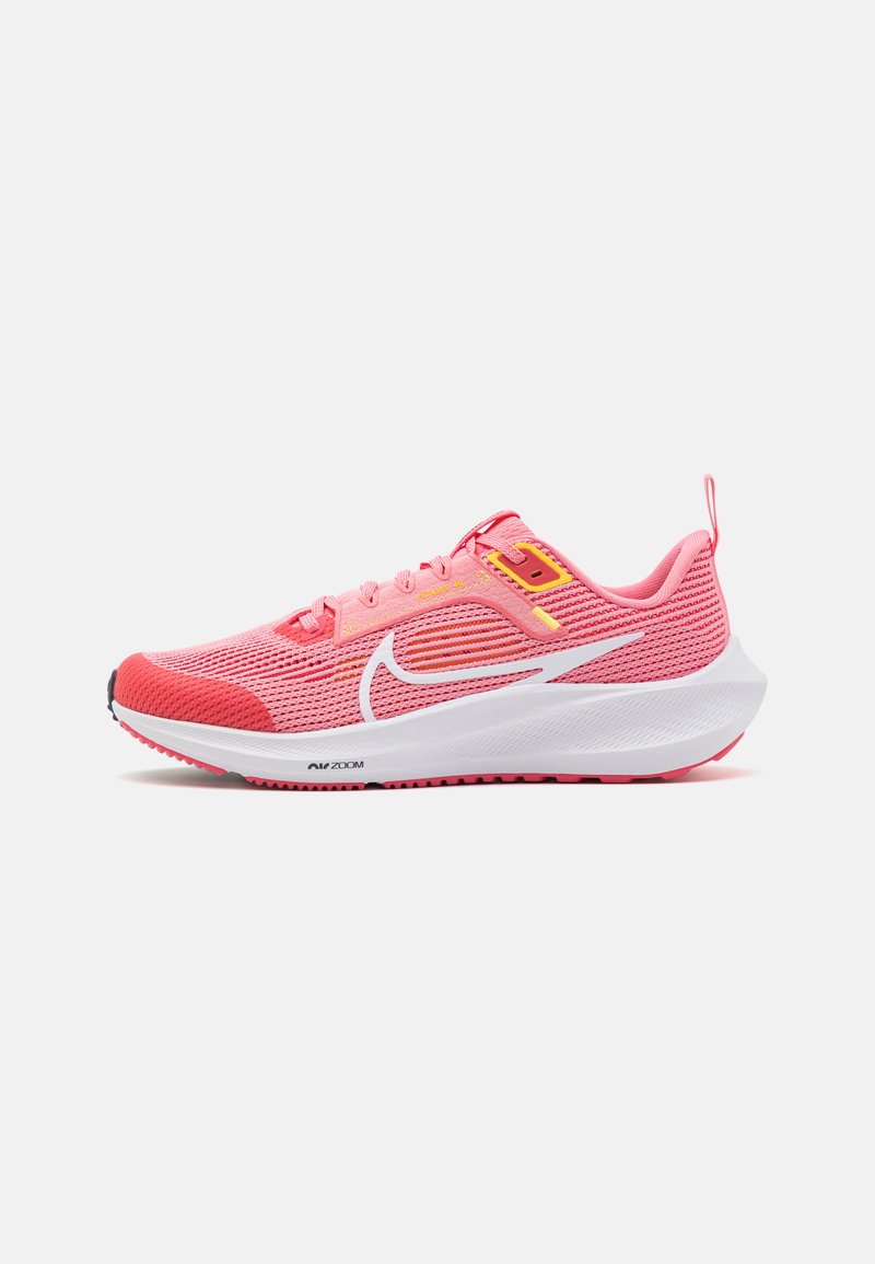 Nike Performance AIR ZOOM PEGASUS 40 UNISEX - Zapatillas running asfalto - coral chalk/white/citron pulse/sea coral