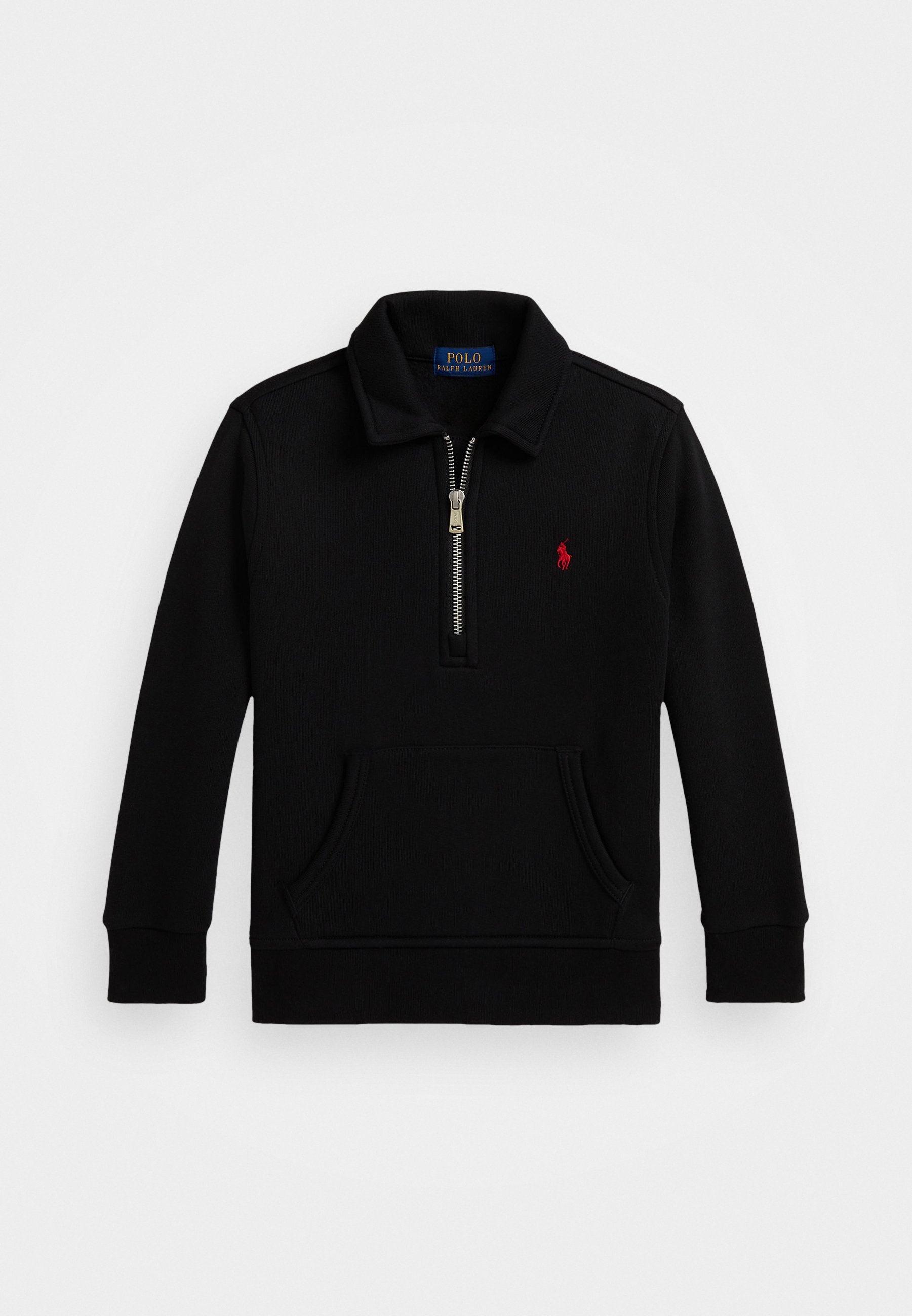 Fleece Black Polo Zipper Sweater Polo Ralph Lauren FLEECE