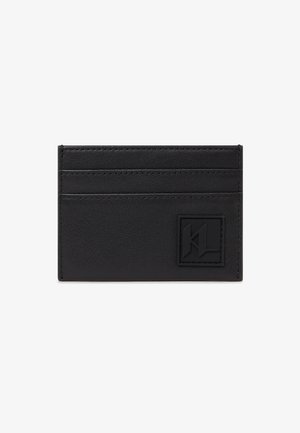 KARL LAGERFELD, KARL LAGERFELD CARDHOLDER MONOGRAM PATCH - Business card holder - black