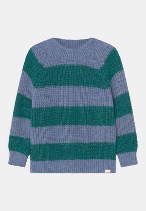 TINYCOTTONS MOCKNECK UNISEX - Maglione - cold grey/petrol green
