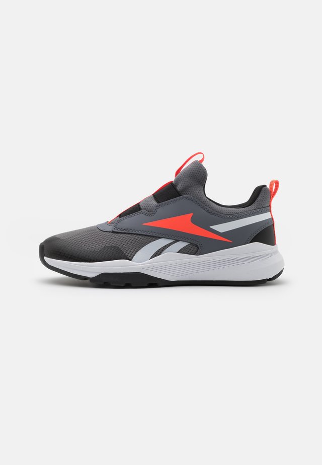 XT SPRINTER SLIP UNISEX - Laufschuh Neutral - cold grey/black/orange