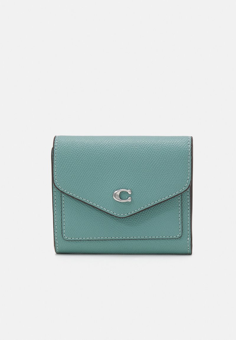 COACH CROSSGRAIN SMALL WALLET - Πορτοφόλι - aquamarine