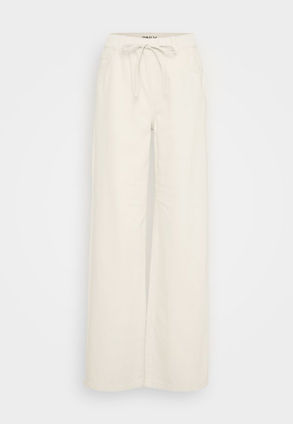 ONLSILLA PULL UP WIDE  - Relaxed fit jeans - ecru4