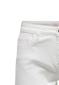 JDY MOON FOLDUP MIX - Shorts vaqueros - weiß